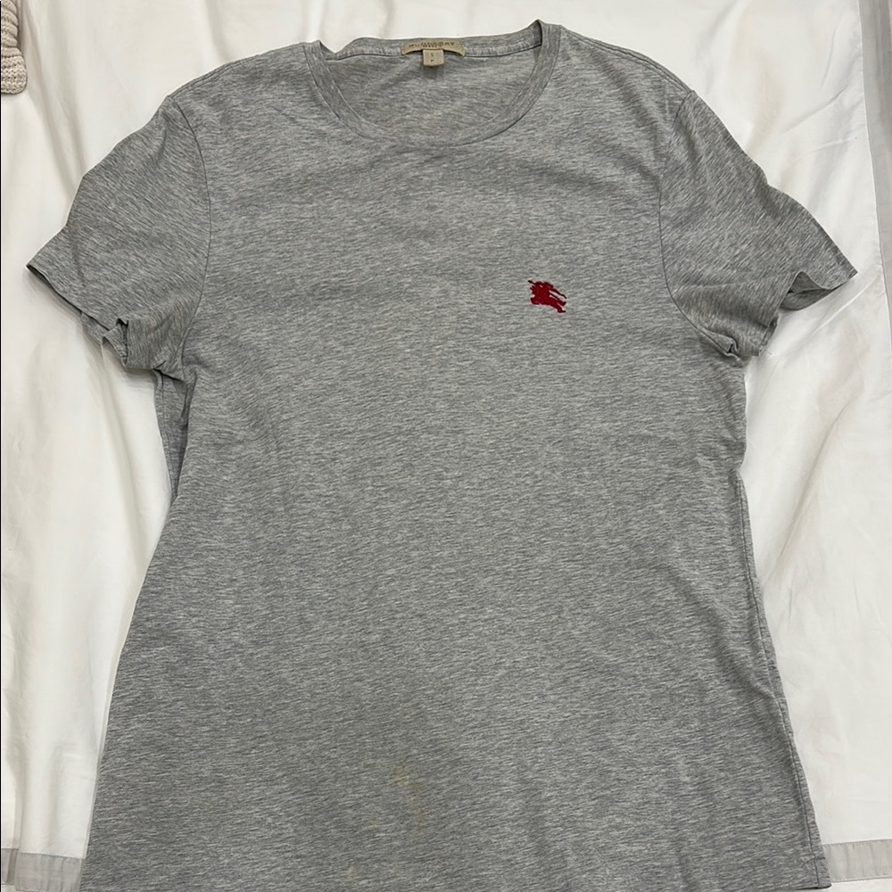 Burberry T-Shirt with Red Logo